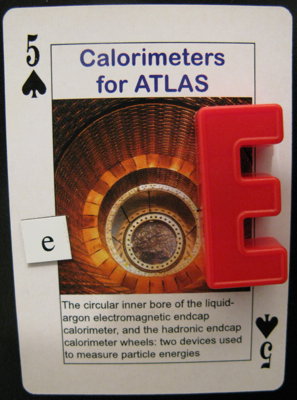 Five of Spades showing Calorimeters for ATLAS