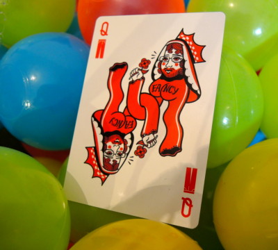 We got special JCCC playing cards in the swag bag. Naturally I was very happy about this. Monkeys, squids, pants and robots, oh, my!