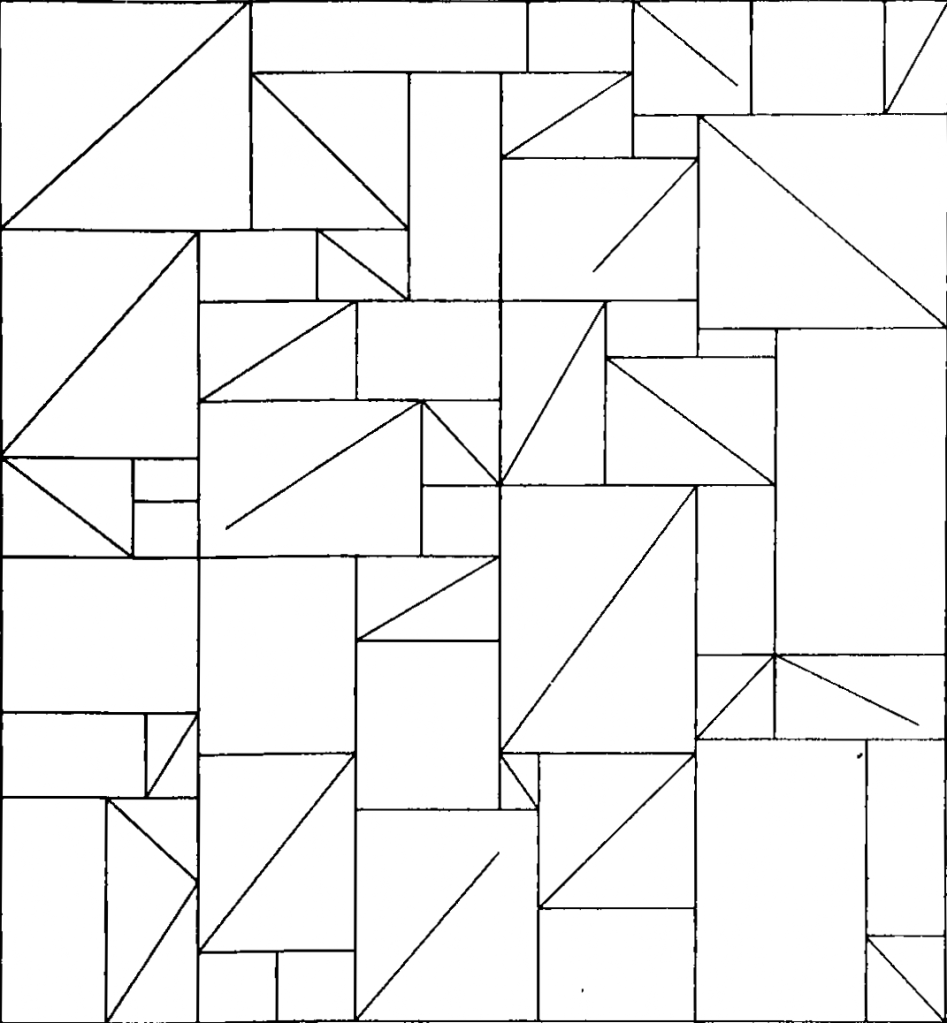 One of the outlined rectangles from the image above